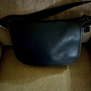 Coach Black Patricia Legacy Handbag